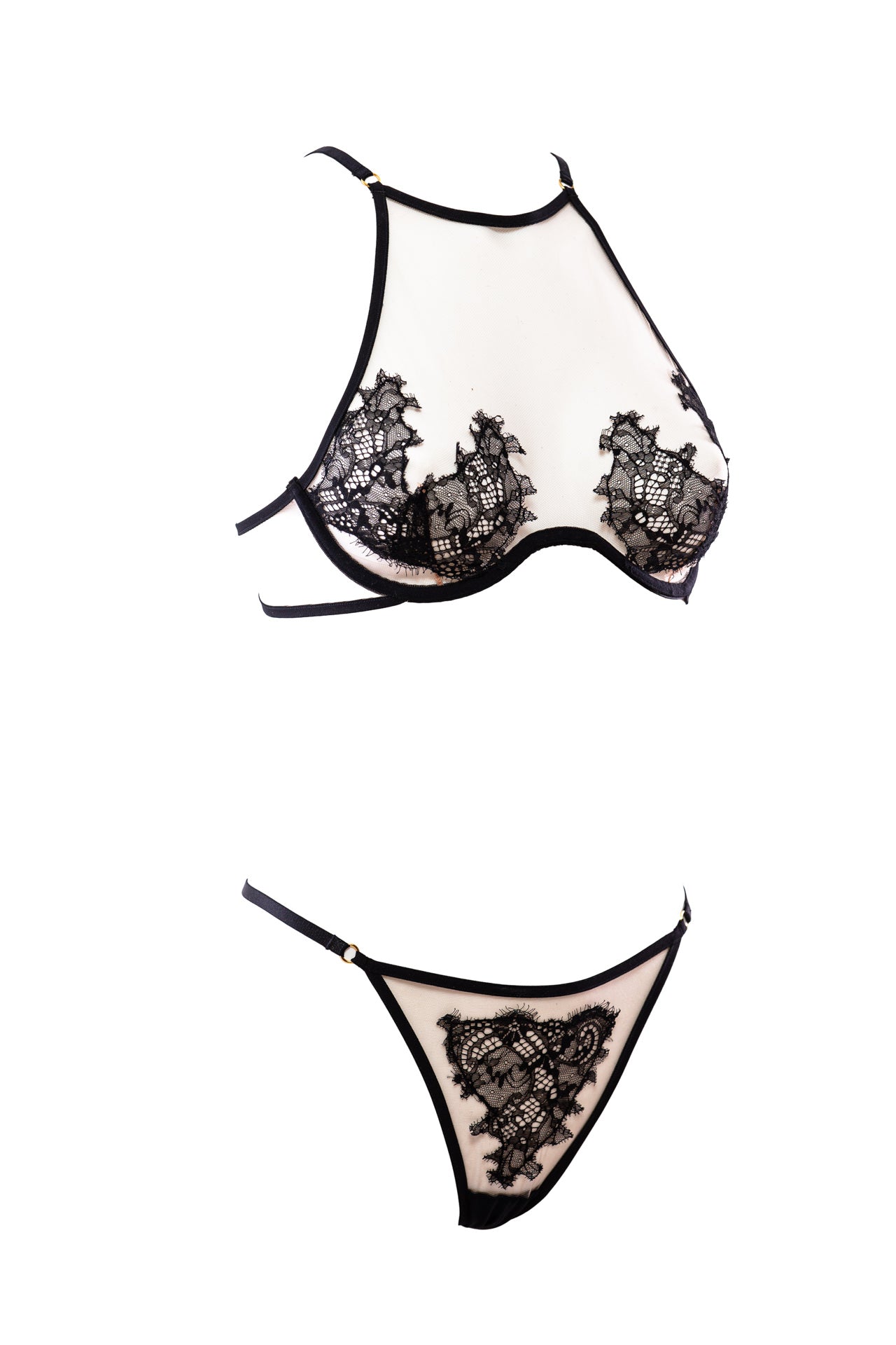 High Neck Underwired Bra HEARTBEAT